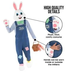 Mens Easter Bunny Costume With Dungarees 14 Mens Easter Bunny Costume With Dungarees -Clipper Teas shop mcmdebm bunny dungarees feature3