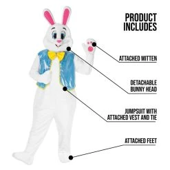 Mens Easter Bunny Costume With Waistcoat 16 Mens Easter Bunny Costume With Waistcoat -Clipper Teas shop mcmwebm bunny waistcoat feature