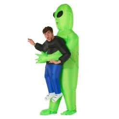 Pick Me Up Alien Inflatable Costume -Clipper Teas shop mcpial alien pick me up adult secondary 2
