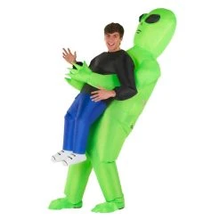 Pick Me Up Alien Inflatable Costume -Clipper Teas shop mcpial alien pick me up adult secondary 4
