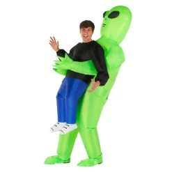 Pick Me Up Alien Inflatable Costume -Clipper Teas shop mcpial alien pick me up adult secondary 5
