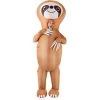 Giant Sloth Inflatable Costume 2 Giant Sloth Inflatable Costume -Clipper Teas shop mens inflatable giant sloth costume