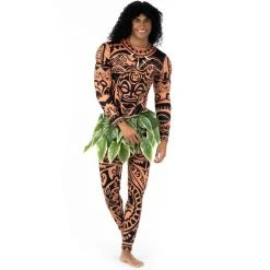 Mens Polynesian Hero Bodysuit Costume 6 Mens Polynesian Hero Bodysuit Costume -Clipper Teas shop r a5y2xa