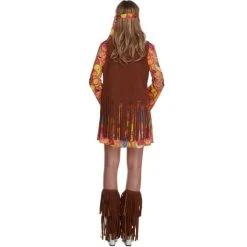 Womens Short Hippie Dress Costume -Clipper Teas shop ukg ziaw