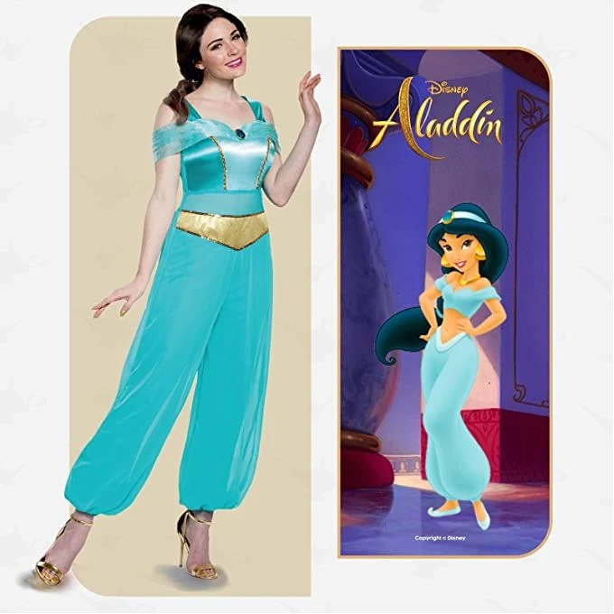 Womens Disney Princess Jasmine Costume 4 Womens Disney Princess Jasmine Costume - Image 2