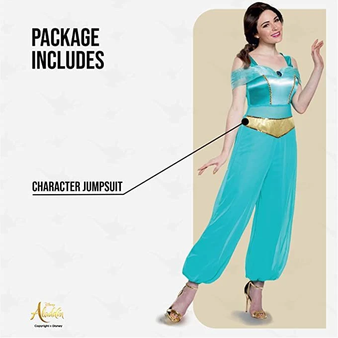 Womens Disney Princess Jasmine Costume 5 Womens Disney Princess Jasmine Costume - Image 3